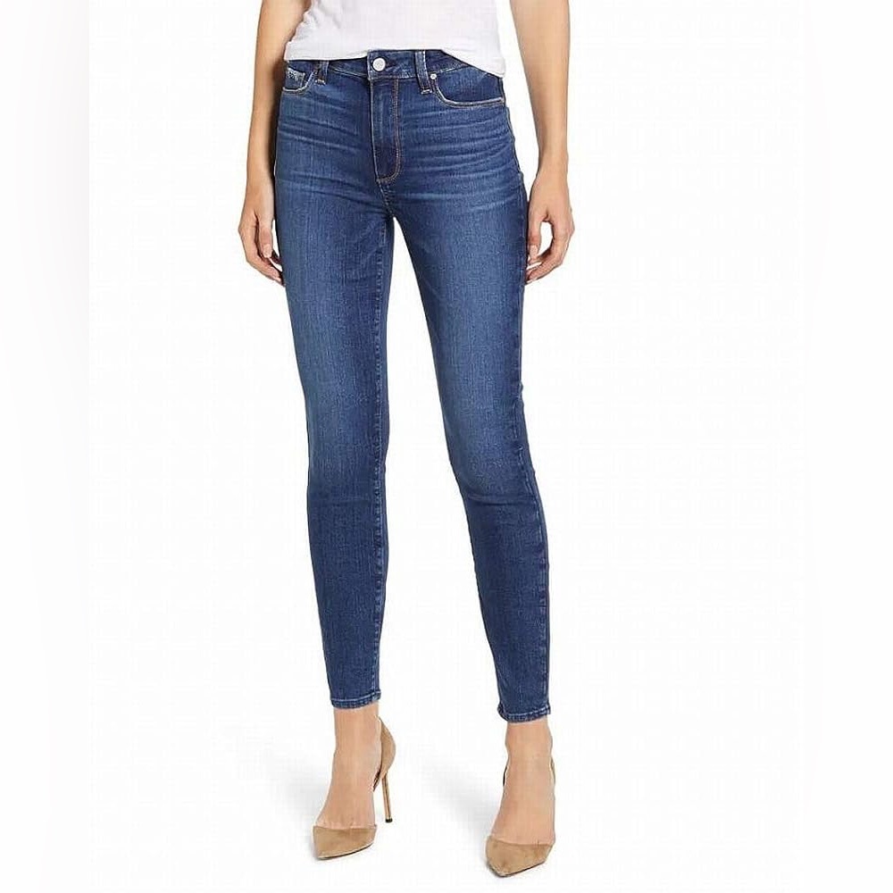 PAIGE HOXTON HIGH-RISE SKINNY ANKLE JEANS